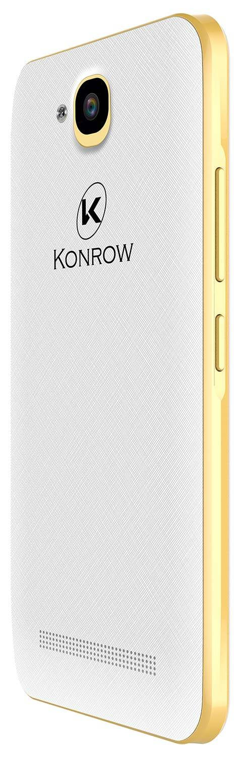 Konrow Easy Touch - Smartphone Android 7.0 Nougat - Ecran 5'' - Double Sim - 8Go, 1Go RAM - Or