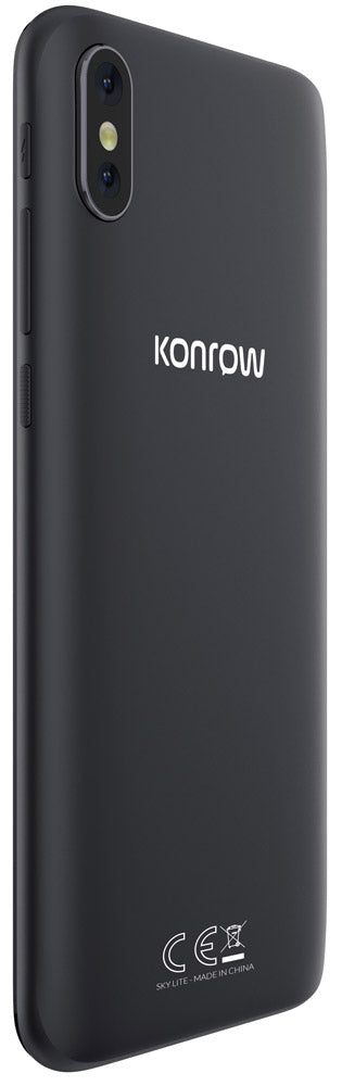 Konrow Sky Lite - Smartphone Android - 4G - Écran 5.45'' - Double Sim - 16Go, 1Go RAM - Noir