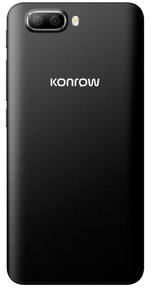 Konrow Easy 55 - Android 8.1 - 4G - Schermo 5.34'' - Dual SIM - 8 GB, 1 GB RAM - Nero