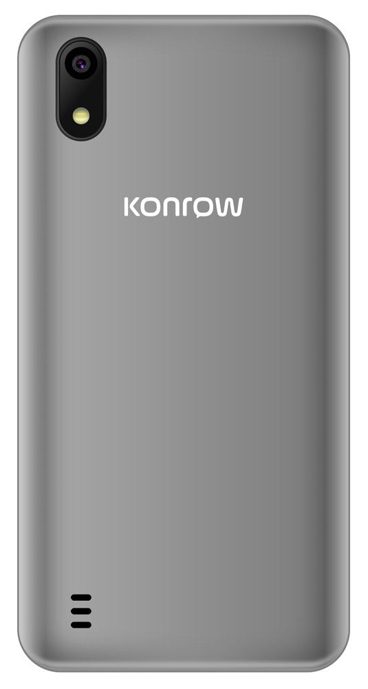 Konrow Easy 5 - Android 8.1 - 4G - Écran 5'' - Double Sim - 8Go, 1Go RAM - Gris