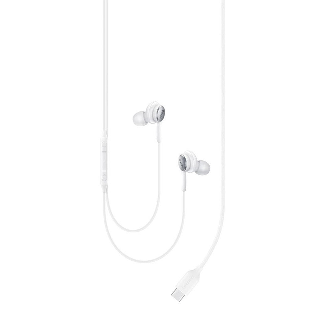 Samsung GH59-15107A - Écouteur AKG Intra Auriculaire Connecteur Type C, Blanc, Télécommande) Vrac