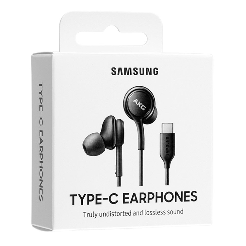 Samsung EO-IC100BBEGEU - AKG In-Ear-Kopfhörer - Typ-C-Anschluss, Schwarz, Fernbedienung (Originalverpackung)