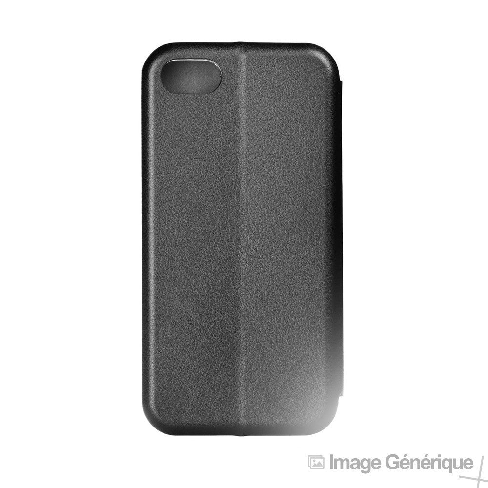 Étui à Rabat Similicuir pour iPhone 13 Pro Max - Noir (En Vrac)
