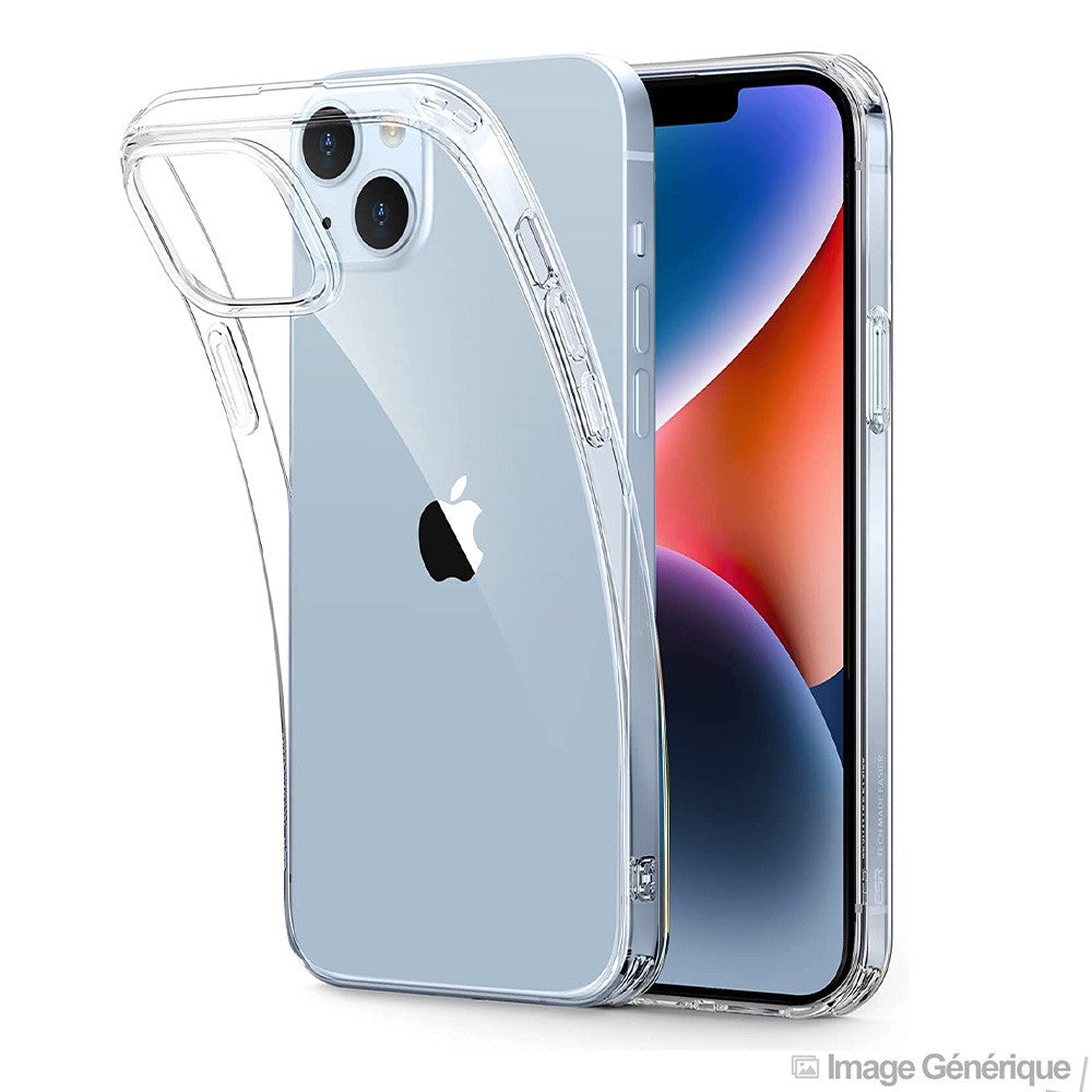 Silicone Case For iPhone 14 Plus (0.5mm, Transparent) In Bulk