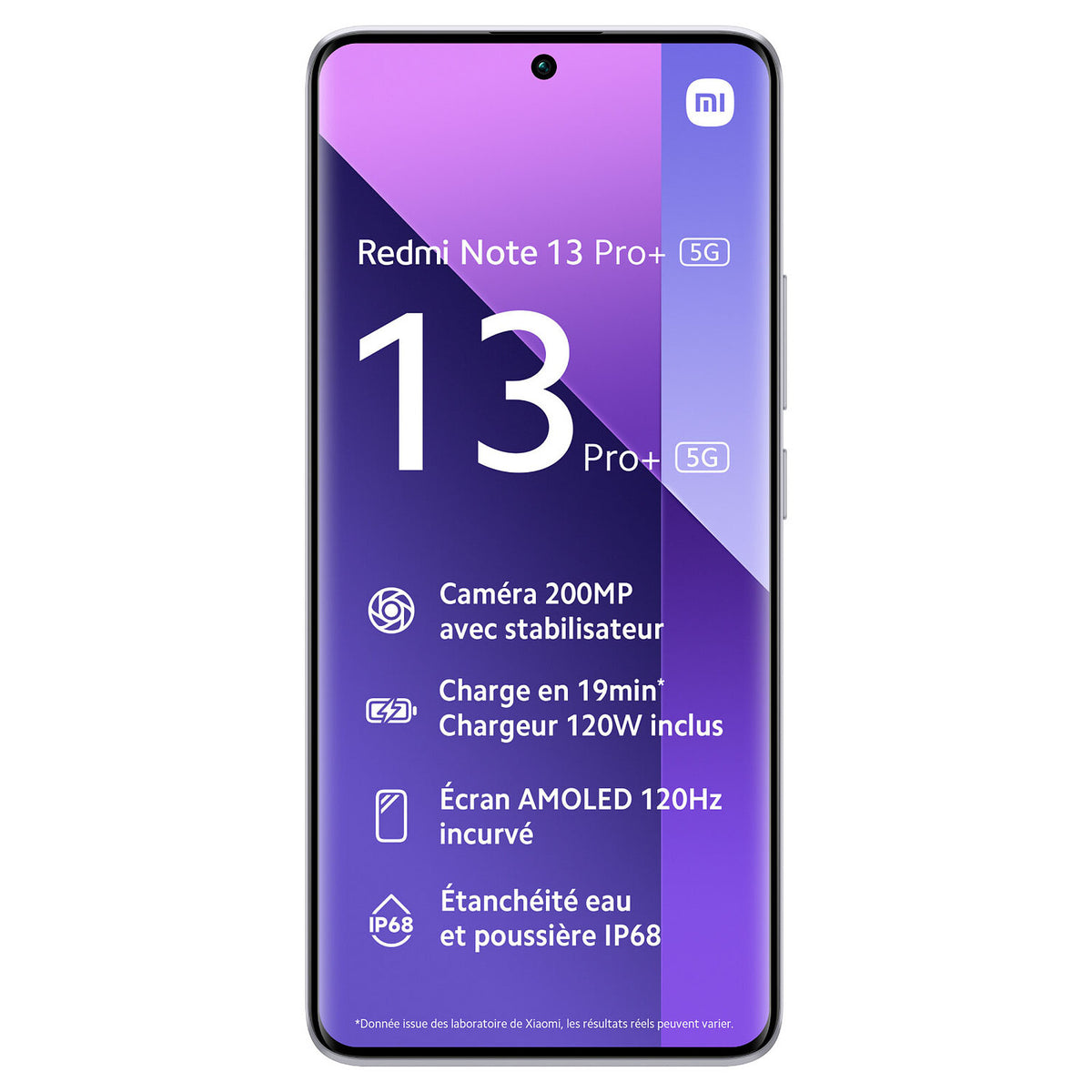 Xiaomi Redmi Note 13 Pro + 5G (Dual SIM - 6.67", 256 GB, 8 GB RAM) Purple