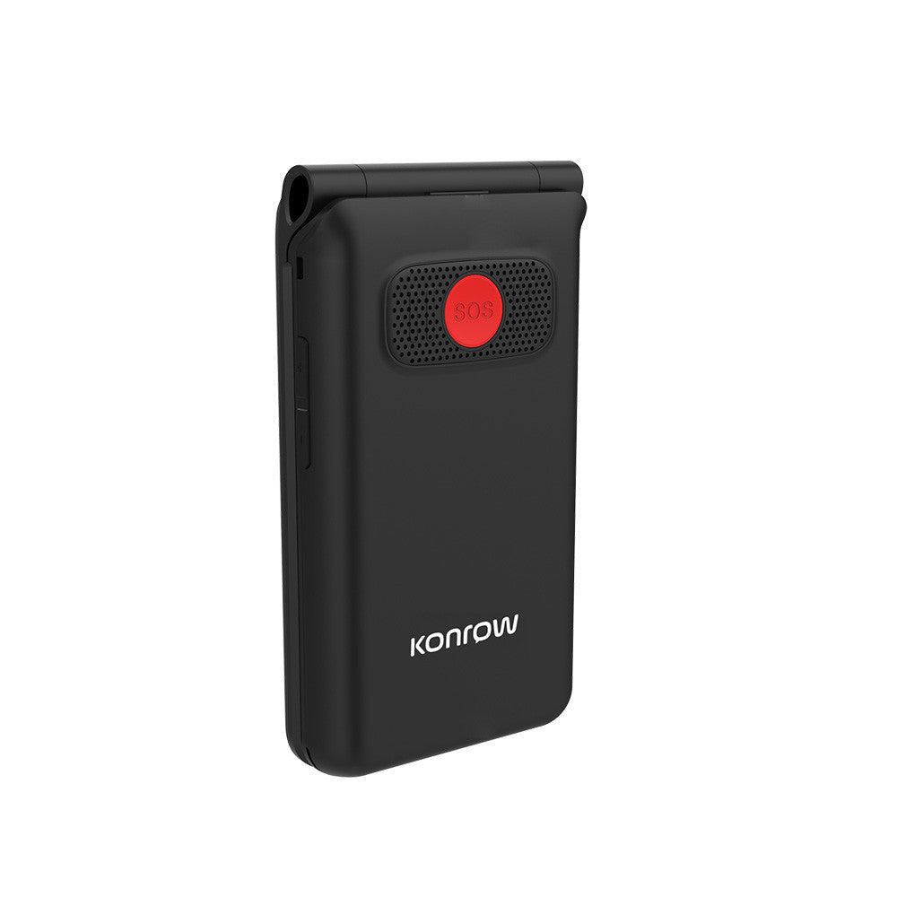 Konrow Senior Flip (4G - 2.8'' - with charging station) Black