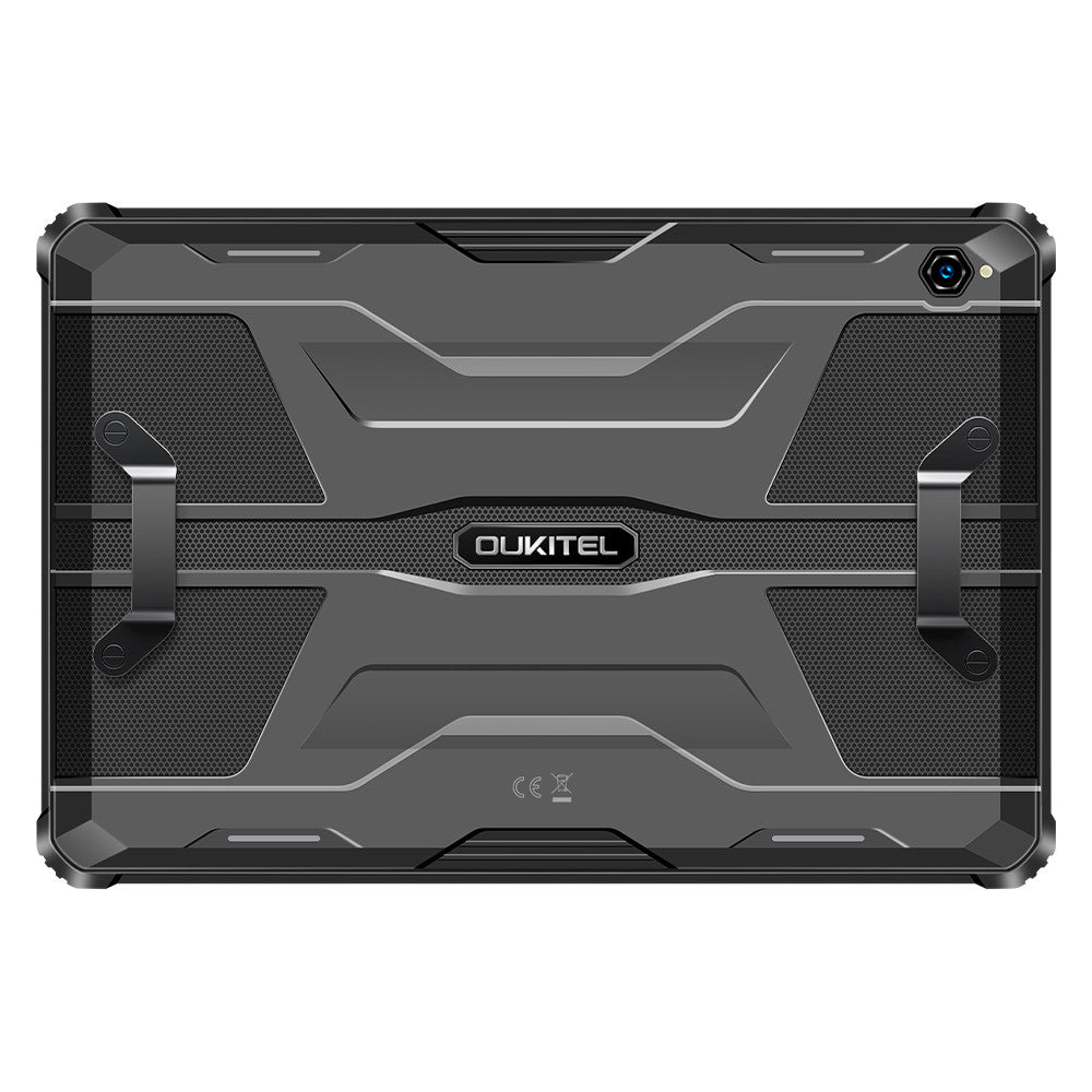 Oukitel RT9 - Robuuste tablet (4G - 10.1" - NFC - 11 000 mAh - 256 GB, 6 GB RAM) Zwart