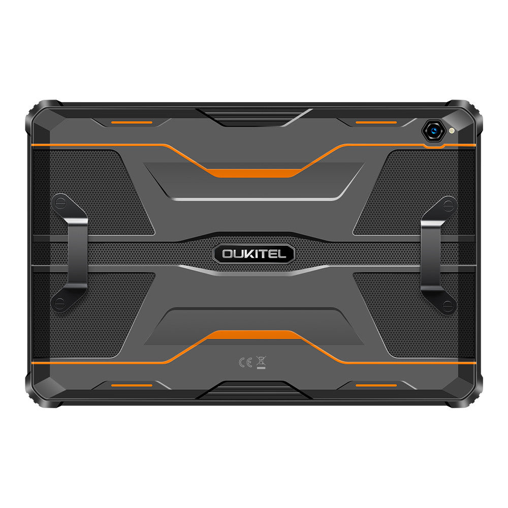 Oukitel RT9 – Robustes Tablet (4G - 10.1" - NFC - 11 000 mAh - 256 GB, 6 GB RAM) Orange