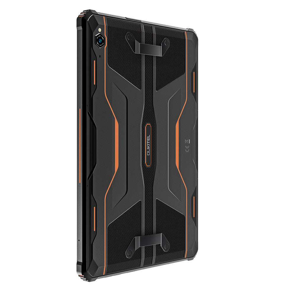 Oukitel RT9 – Robustes Tablet (4G - 10.1" - NFC - 11 000 mAh - 256 GB, 6 GB RAM) Orange