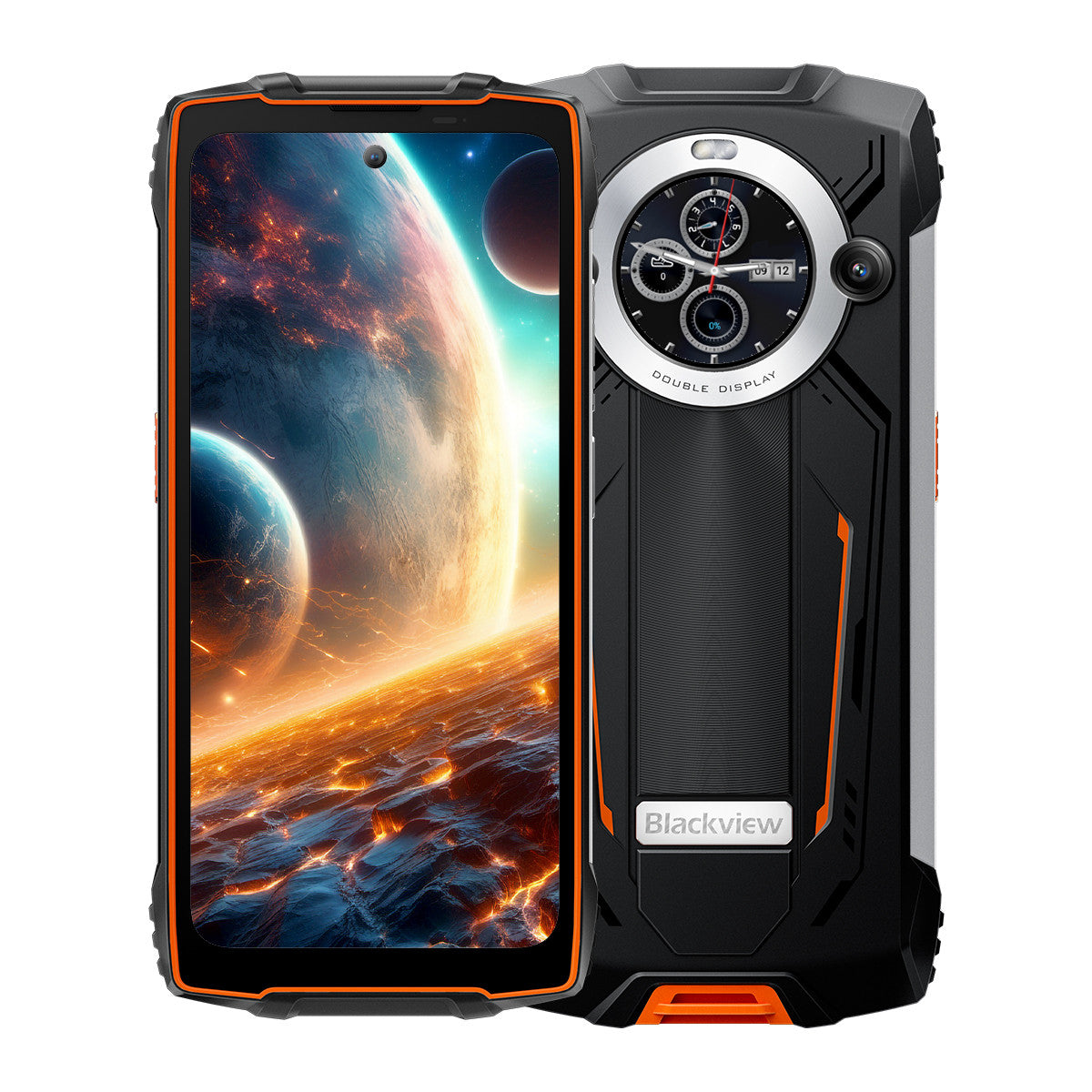 Blackview BV8200 (Dual SIM - Scherm van 6.5'' - 256 GB, 12 GB RAM - NFC) Oranje