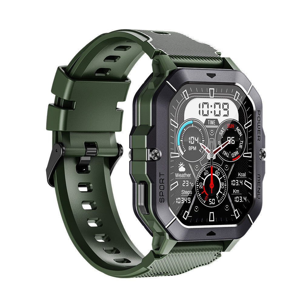 Oukitel BT101 (Montre Connectée Robuste - 2.02'' - Réponds aux appels) Vert