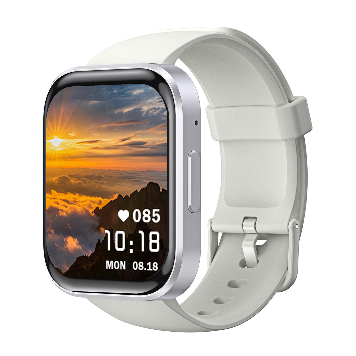 Oukitel BT103 (Smartwatch - 1.91'' - Answer Calls) Silver
