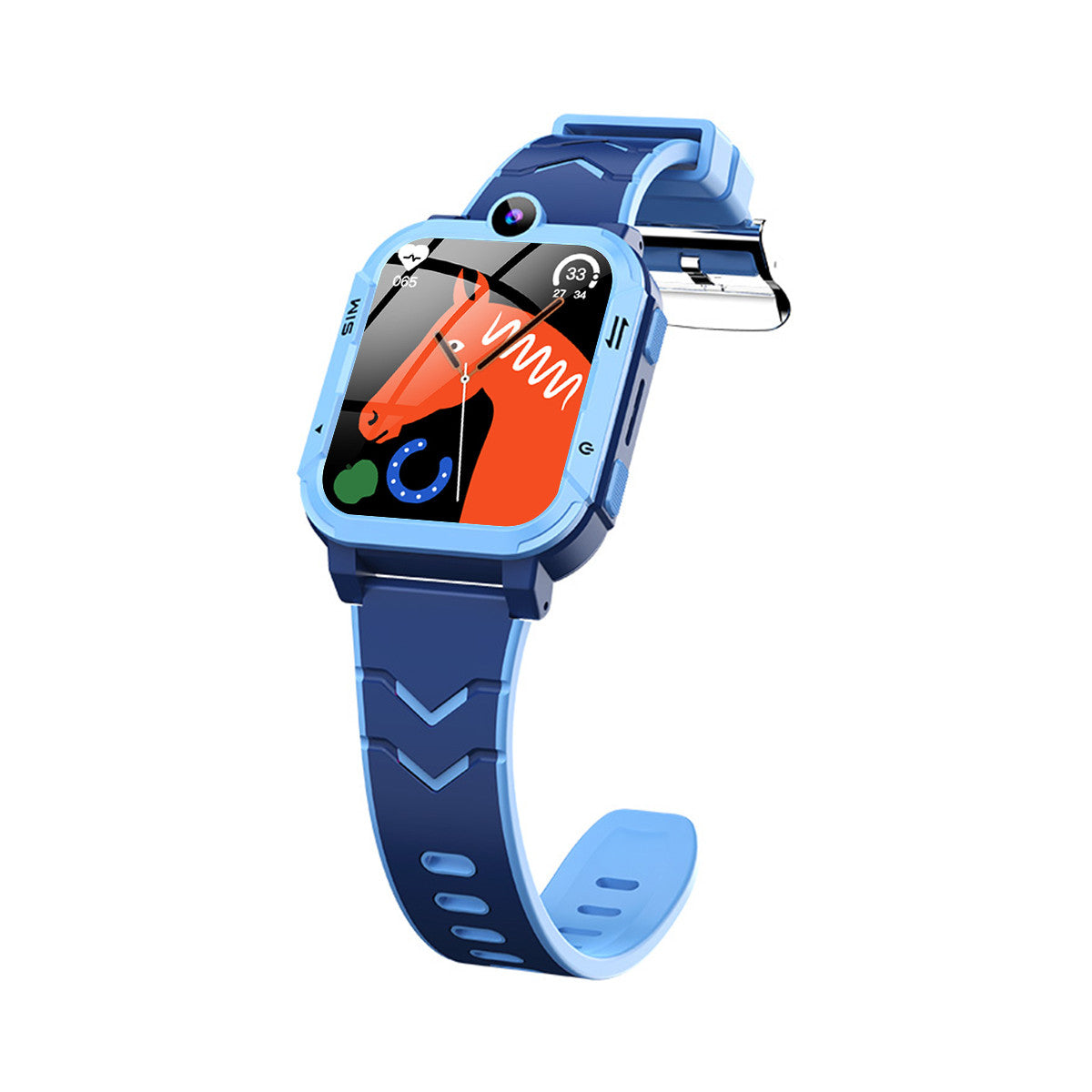 Blackview Z20 (Smartwatch für Kinder - 1.83'' - 4G-SIM-Unterstützung - 4G-Videoanrufe - IP67) Blau