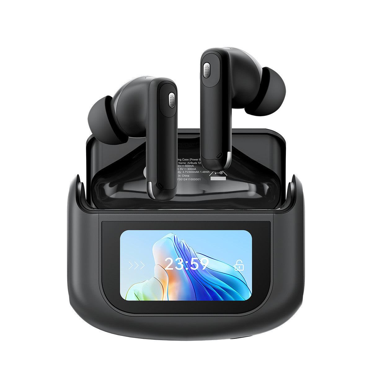 Blackview Airbuds 12 (Écran d'Affichage Tactile - Bluetooth 5.4) Noir