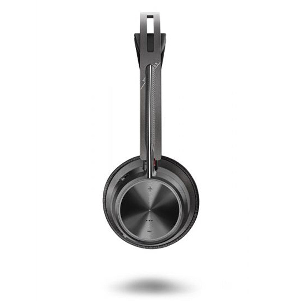 Kabelloses Poly Voyager Focus 2 Headset - (Stereo - Bluetooth - USB-C/A-Adapter - Ladestation) Schwarz