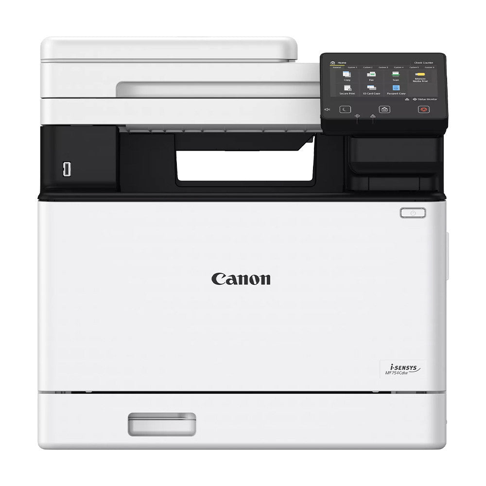 Imprimante Multifonction Canon i-SENSYS MF754CDW - (Laser, Couleur, Wifi, Recto Verso) Blanc