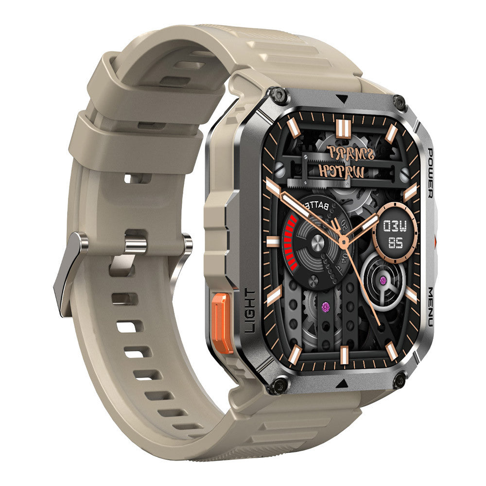 Blackview W70 Pro (smartwatch - 2.01'' - Bluetooth-gesprekken) Khaki