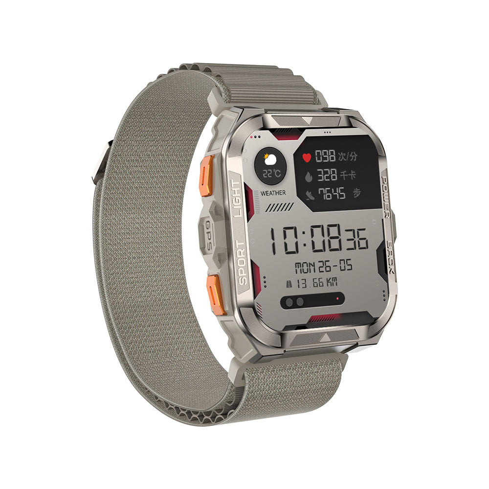 Blackview W80 Pro (Montre connectée - 1.91'' - Position GPS précise) Khki