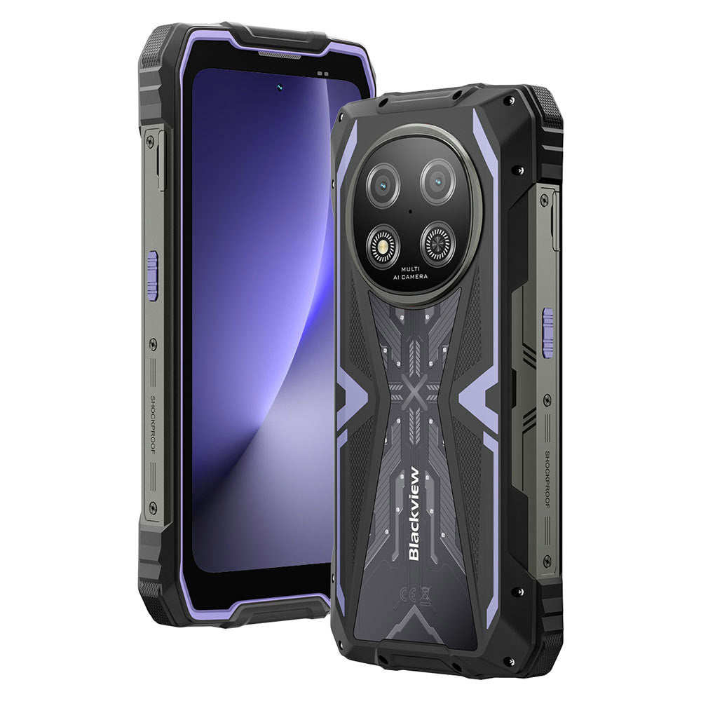 Blackview Rock 2 (NFC - 6.67'' - 256 GB, 12 GB RAM - 15000mAh) Viola