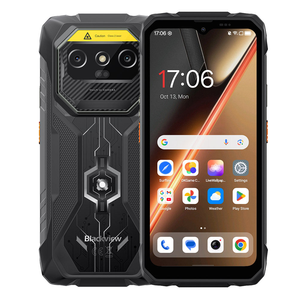 Blackview Rock 1 Pro (NFC - 6.56'' - 8GB, ROM 256GB - 15000mAh) Zwart