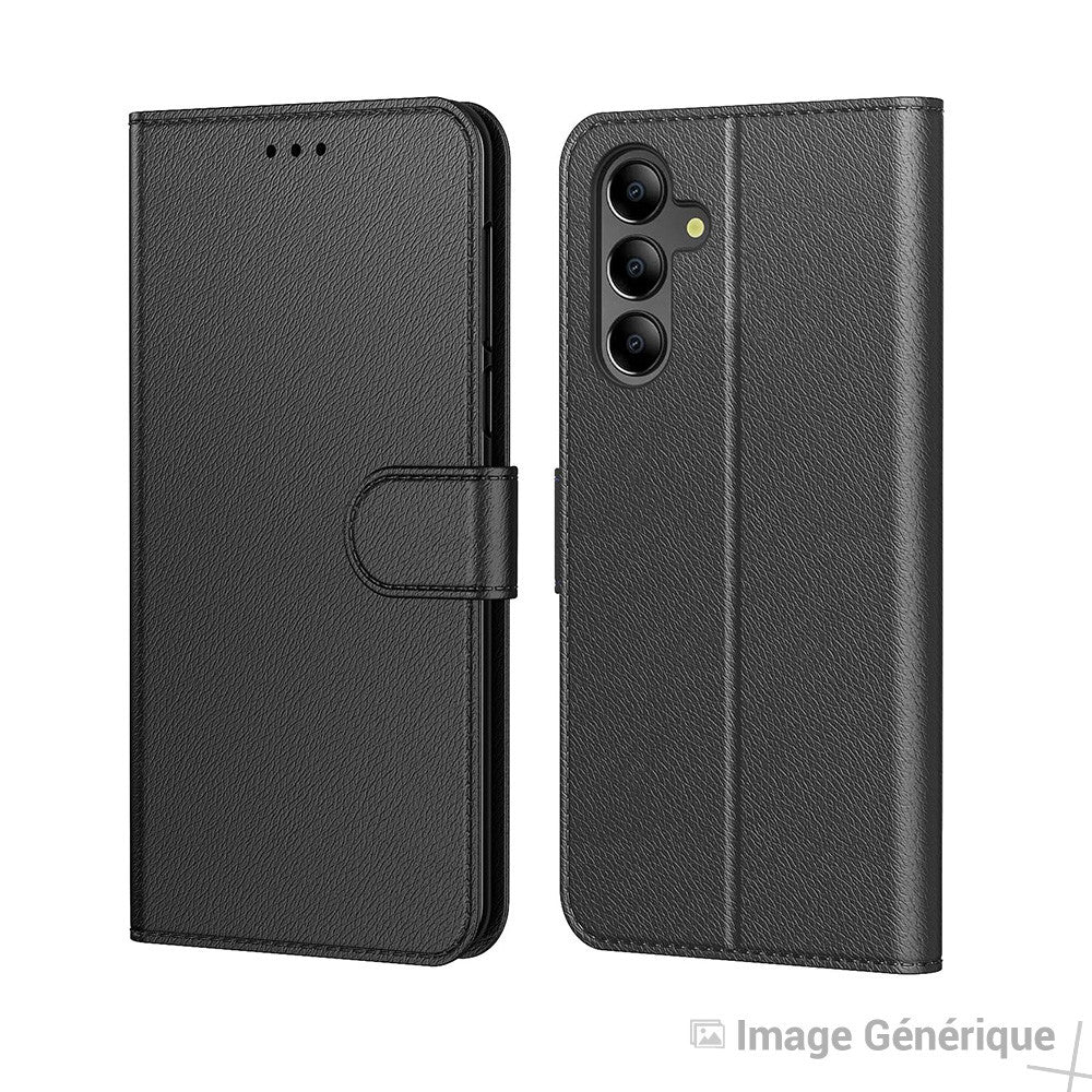 Kunstleren bookcase voor Samsung Galaxy A17 (zwart) - compatibel - bulk