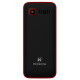 Konrow Sweet - Compact - 2.4'' Screen - Dual Sim - FM Radio - Black / Red