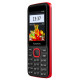 Konrow Sweet - Compact - 2.4'' Screen - Dual Sim - FM Radio - Black / Red