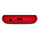 Konrow Sweet - Compact - 2,4'' scherm - Dual Sim - FM-radio - Zwart/Rood