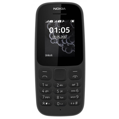 Nokia 105 (2017) Double Sim Noir