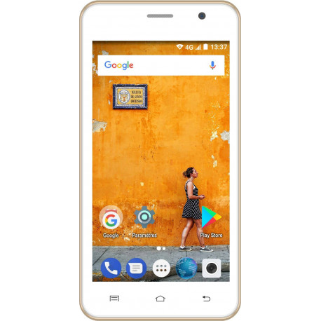 Konrow Easy Touch - Android 7.0 Nougat Smartphone - 5'' Screen - Dual Sim - 8GB, 1GB RAM - Gold