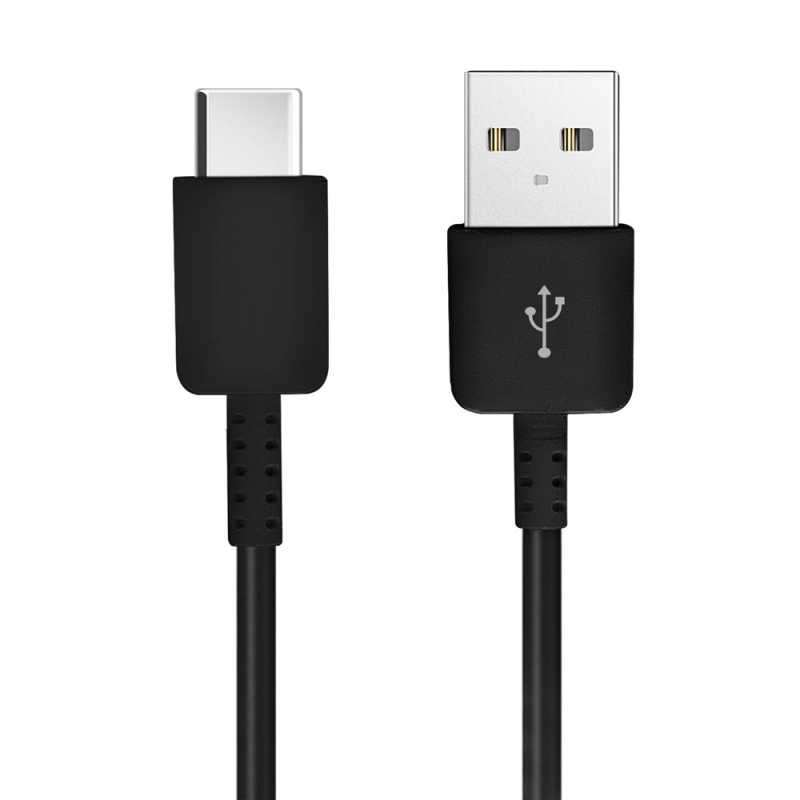 CABLE USB-C USB-C 1,2M PLASTIQUE RECYCLE NOIR : ascendeo grossiste Câbles