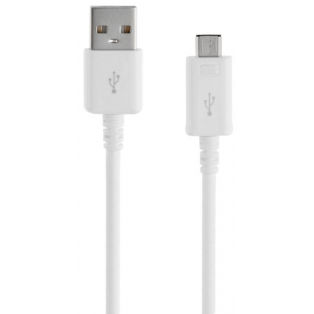 Samsung ECB-DU4AWE - Câble Data Micro USB - 1m - Blanc (Compatible Android, En Vrac)