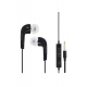 Samsung EHS64AVFBE - Écouteur Intra Auriculaire d'Origine - Prise Jack 3.5 - Noir (En Vrac)