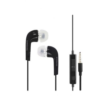 Samsung EHS64AVFBE - Écouteur Intra Auriculaire d'Origine - Prise Jack 3.5 - Noir (En Vrac)