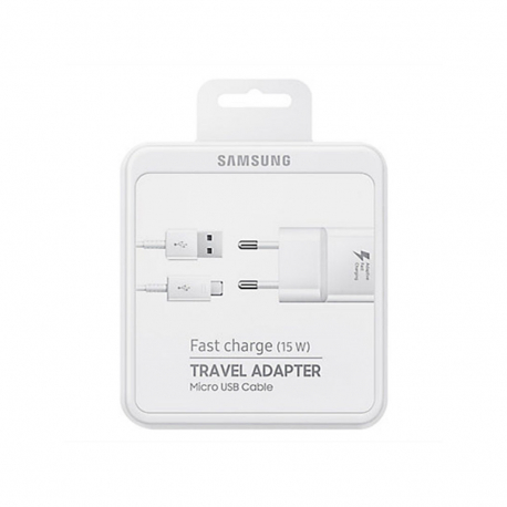 Chargeur Voiture Complet USB Samsung - Charge Rapide, Blanc