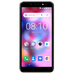 Konrow Easy 55 - Android 8.1 - 4G - 5.34'' scherm - Dual Sim - 8GB, 1GB RAM - Goud