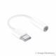 Adaptateur USB Type-C (Embout Long de 9mm) vers Jack 3.5mm - Blanc (En Vrac)