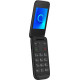 Alcatel 2053D - Téléphone à clapet - Noir