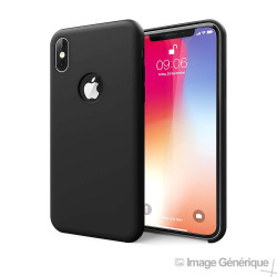 Coque Silicone Pour iPhone XS Noir