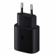 Samsung EP-TA800EB - Adaptateur Secteur USB Type C (25W, Fast Charge, Noir) - Original, Bulk