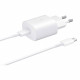 Samsung EP-TA800EB - Adaptateur Secteur USB Type C (25W, Fast Charge, Blanc) - Original, Bulk