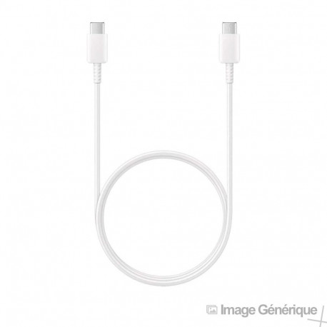 Câble USB Type C original Samsung - blanc