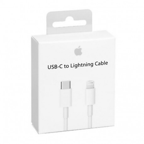 Apple MKQ42 - Câble USB Type-C à Lightning (2m, Blanc) - Original, Blister