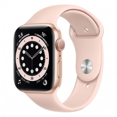 Apple Watch Serie 6 (44mm, Sport Band GPS) Bracelet Rose