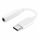 Samsung EE-UC10JUWEGWW - Adaptateur USB Type C Vers Jack 3.5 - Blanc (Emballage Originale)