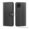 Faux Leather Flip Case for Samsung Galaxy A22 5G - Black (Bulk)