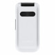 Alcatel 2057D - Téléphone à clapet - Blanc