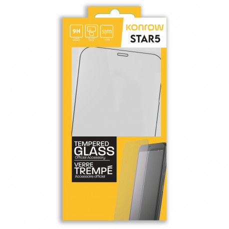 Verre Trempé Pour Konrow Star 5 / Soft 5 Max ( 9H, 0.33mm)