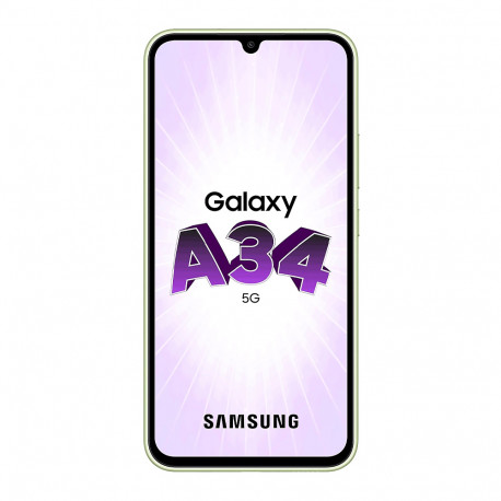 Samsung A346B/DSN Galaxy A34 5G (Double Sim - 6.6", 128 Go, 6 Go RAM) Lime