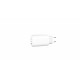 Konrow KC65ACCW - Adaptador de Corriente 3 Puertos (1 Puerto Tipo A y 2 Puertos Tipo C) Carga Rápida 65W, Blanco (Compatible, Bl